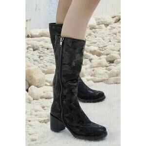 $450‎ ROSS & SNOW Italy Rosina Women's 7.5 Weatherproof Leather Tall Boot